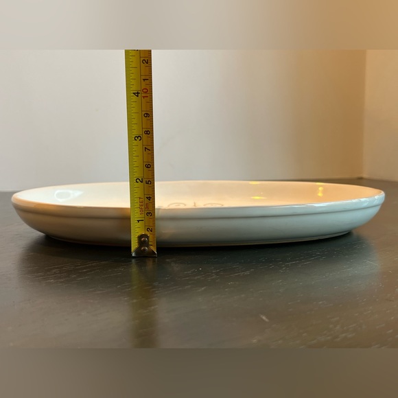 VTG CERASARDA Hand Made In ITALY LE PAVONCELLE 2 BIRD OVAL PLATE. Very Rare - Picture 5 of 5